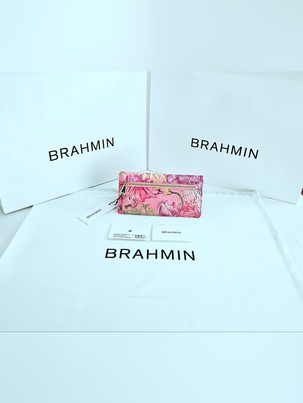 NWT Brahmin PERENNIAL Shayna w/Ady Wallet - Picture 12 of 15